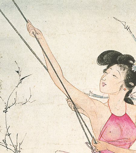津县-胡也佛的仕女画和最知名的金瓶梅秘戏图